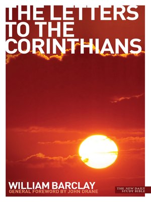 cover image of The Letters to the Corinthians